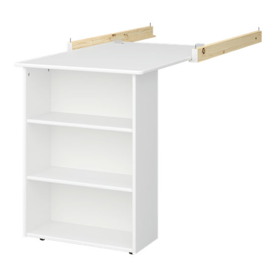 Steens for Kids: Pull Out Desk in White - Price Crash Furniture