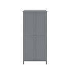 Steens Tromso 2 Door Wardrobe in Grey - Price Crash Furniture