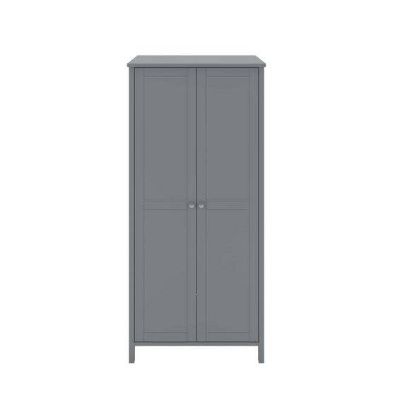 Steens Tromso 2 Door Wardrobe in Grey - Price Crash Furniture