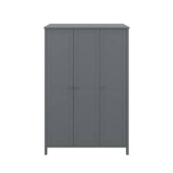 Steens Tromso 3 Door Wardrobe in Grey - Price Crash Furniture