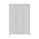 Steens Tromso 3 Door Wardrobe in White - Price Crash Furniture