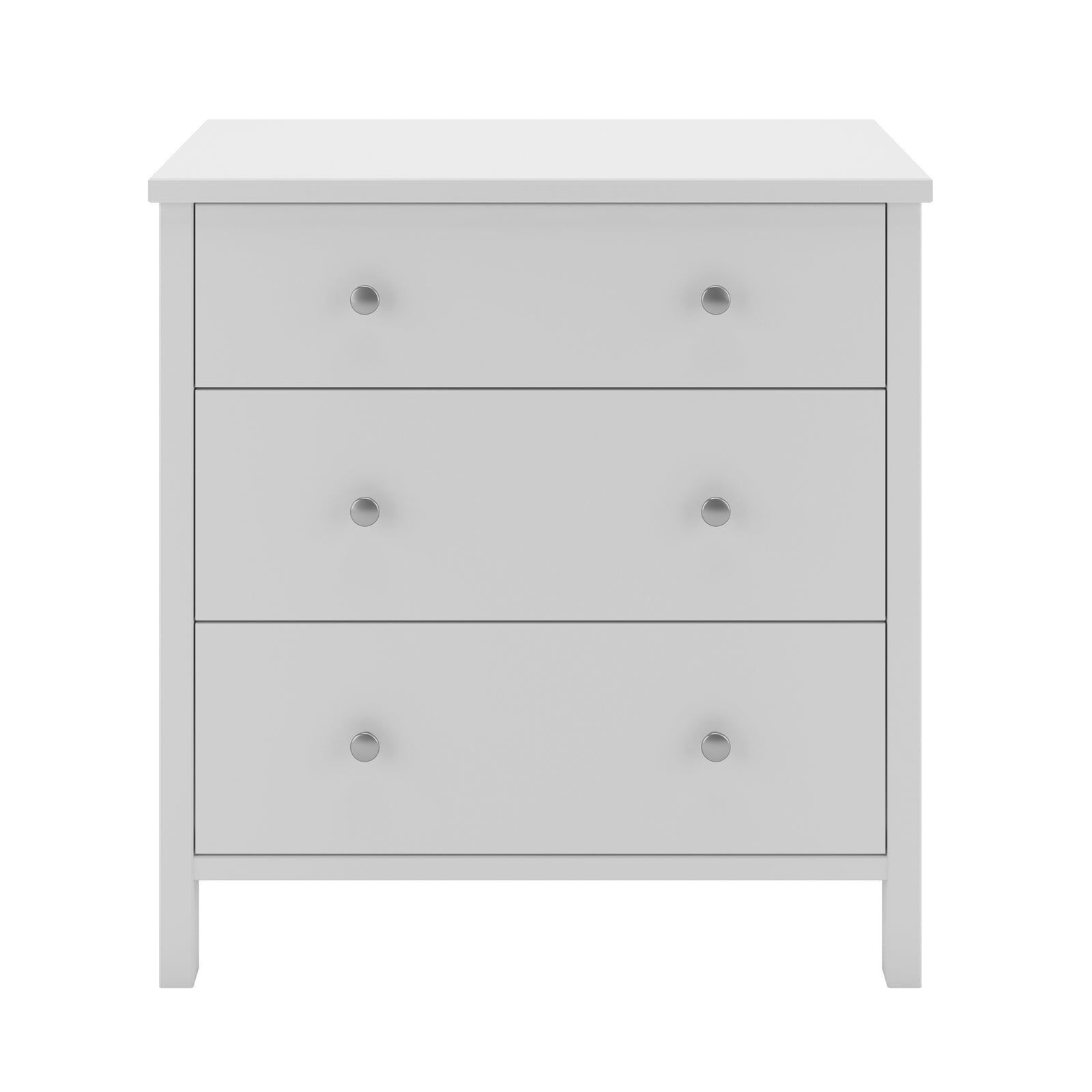 Steens Tromso 3 Drawer Chest of Drawers in Off-White - Price Crash Furniture