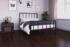 Stella Metal King Size Bed in Black by Dorel - Price Crash Furniture