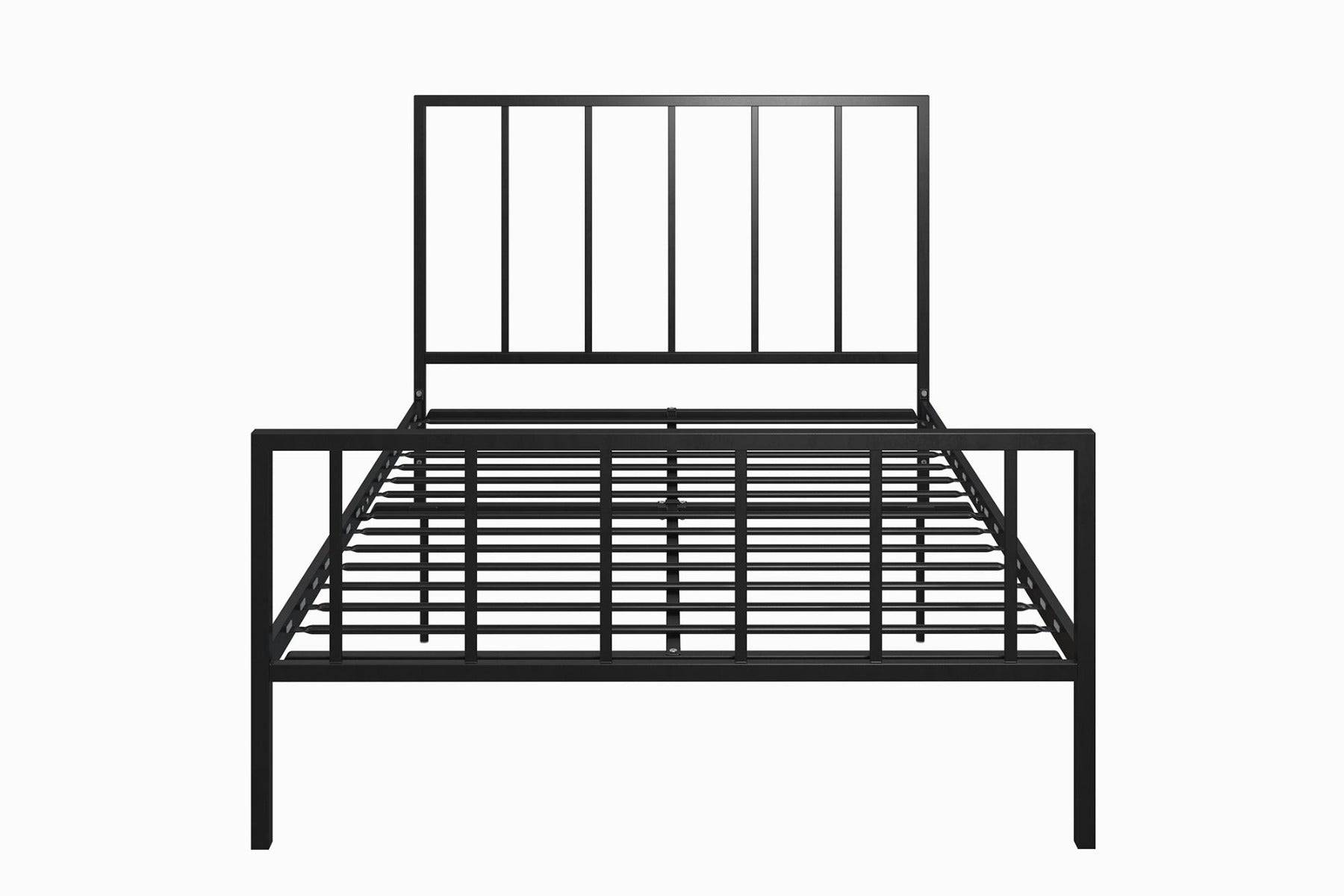 Stella Metal King Size Bed in Black by Dorel - Price Crash Furniture