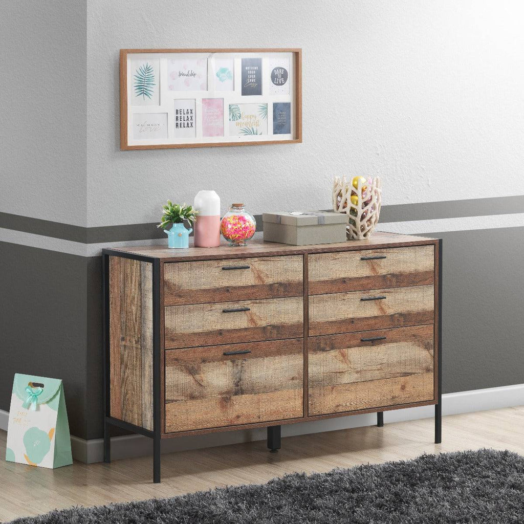 Stretton 6 Drawer Chest of Drawers by TAD - Price Crash Furniture