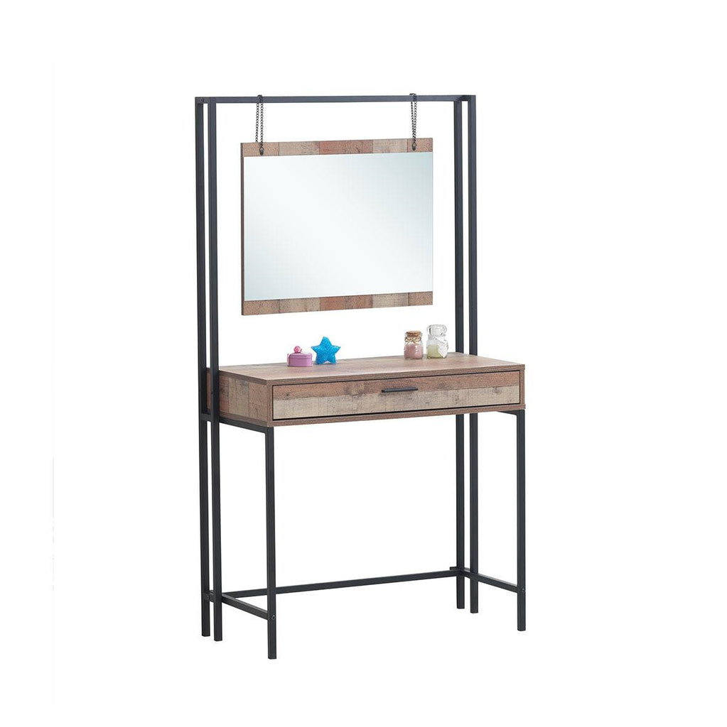 Stretton Dressing Table / Laptop Desk with Mirror by TAD - Price Crash Furniture