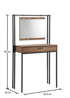 Stretton Dressing Table / Laptop Desk with Mirror by TAD - Price Crash Furniture