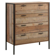 Stretton 4 Drawer Chest of Drawers by TAD - Price Crash Furniture