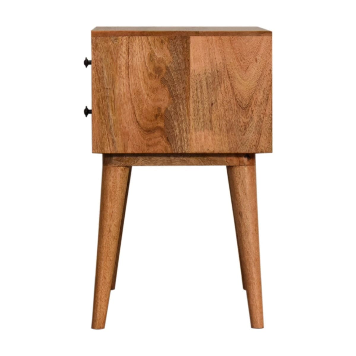 Teal Modern Solid Wood Bedside Table Unit - Price Crash Furniture