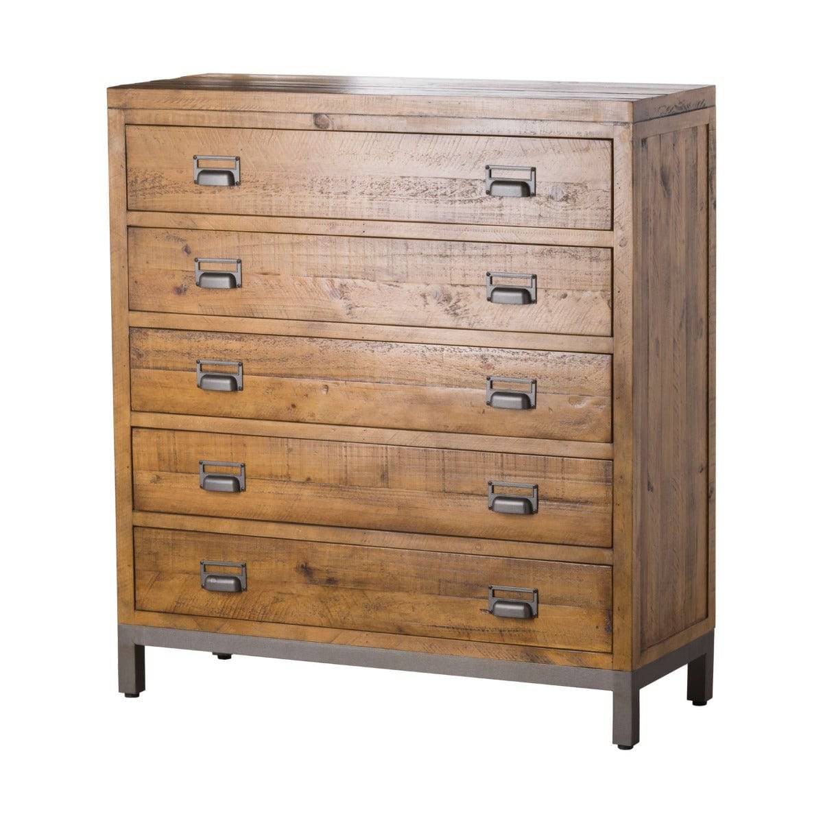 The Draftsman Collection Five Drawer Chest - Price Crash Furniture