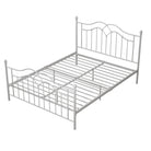 Tokyo Metal UK King Size Bed Frame (USA Queen Size) in White by Dorel - Price Crash Furniture