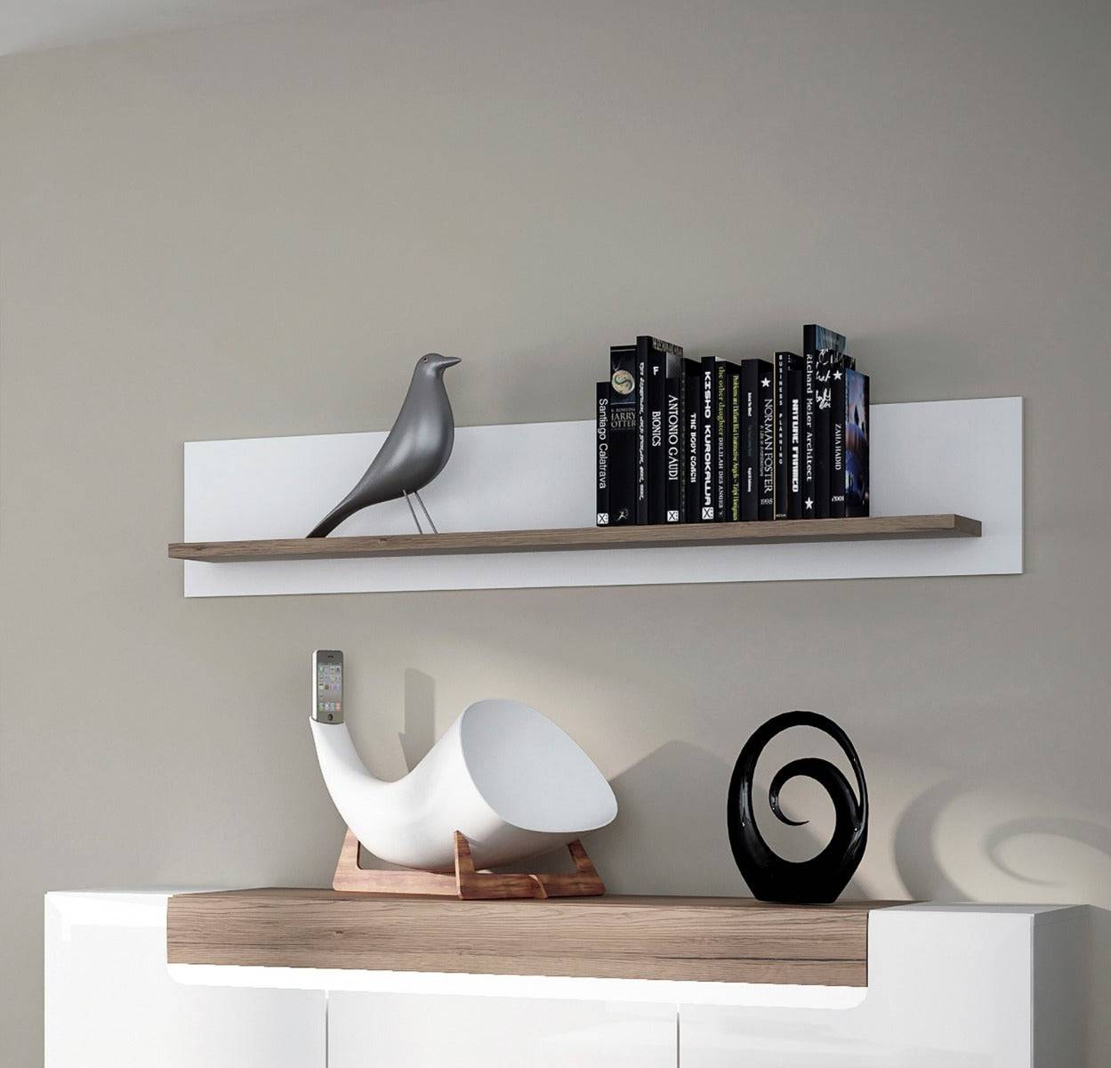 Toronto 125cm Wall Shelf - Price Crash Furniture