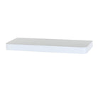 Trent Matt White 500x145mm Narrow Floating Shelf Kit by Core - Price Crash Furniture