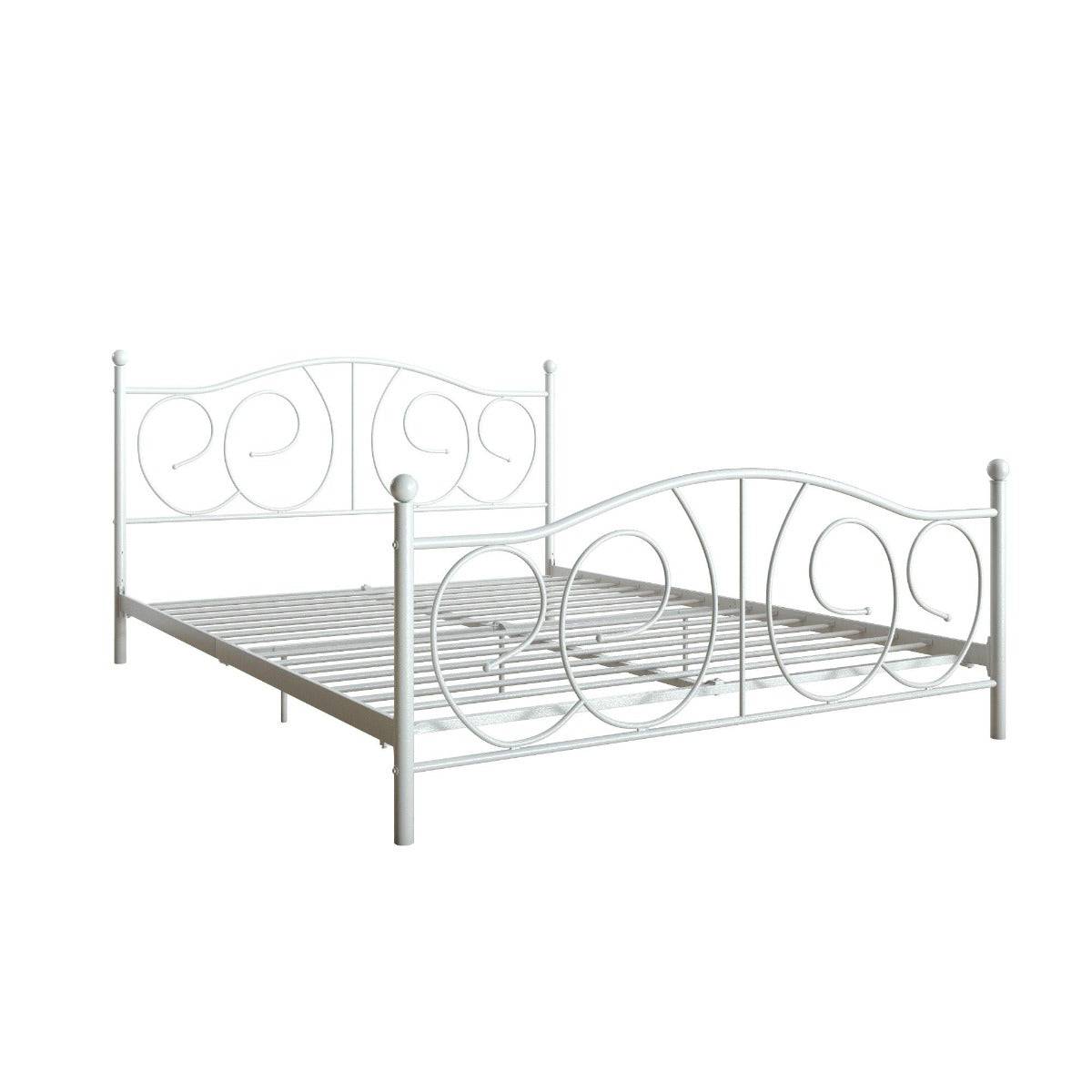 Victoria Metal UK King Size Bed (USA Queen Size) by Dorel - Price Crash Furniture