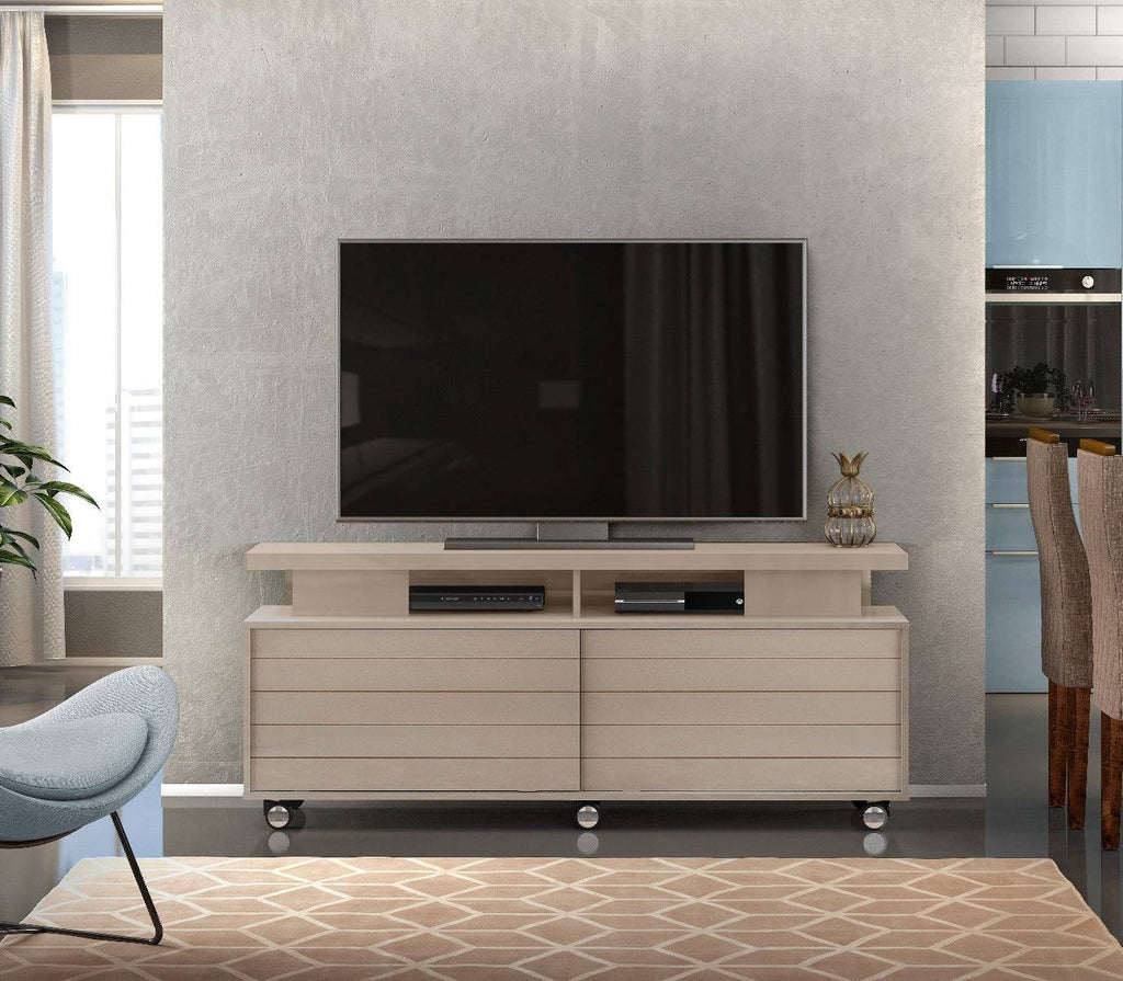 Vision - widescreen TV unit, grey - Price Crash Furniture
