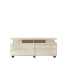 Vision - widescreen TV unit, soft gloss white - Price Crash Furniture