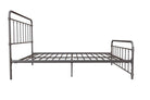 Wallace Metal Bed Double UK Bronze, by Dorel - Price Crash Furniture