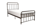 Wallace Single Bed in Bronze Metal by Dorel - Price Crash Furniture