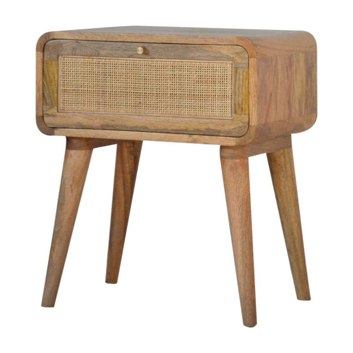 Woven Bedside Table Unit - Price Crash Furniture