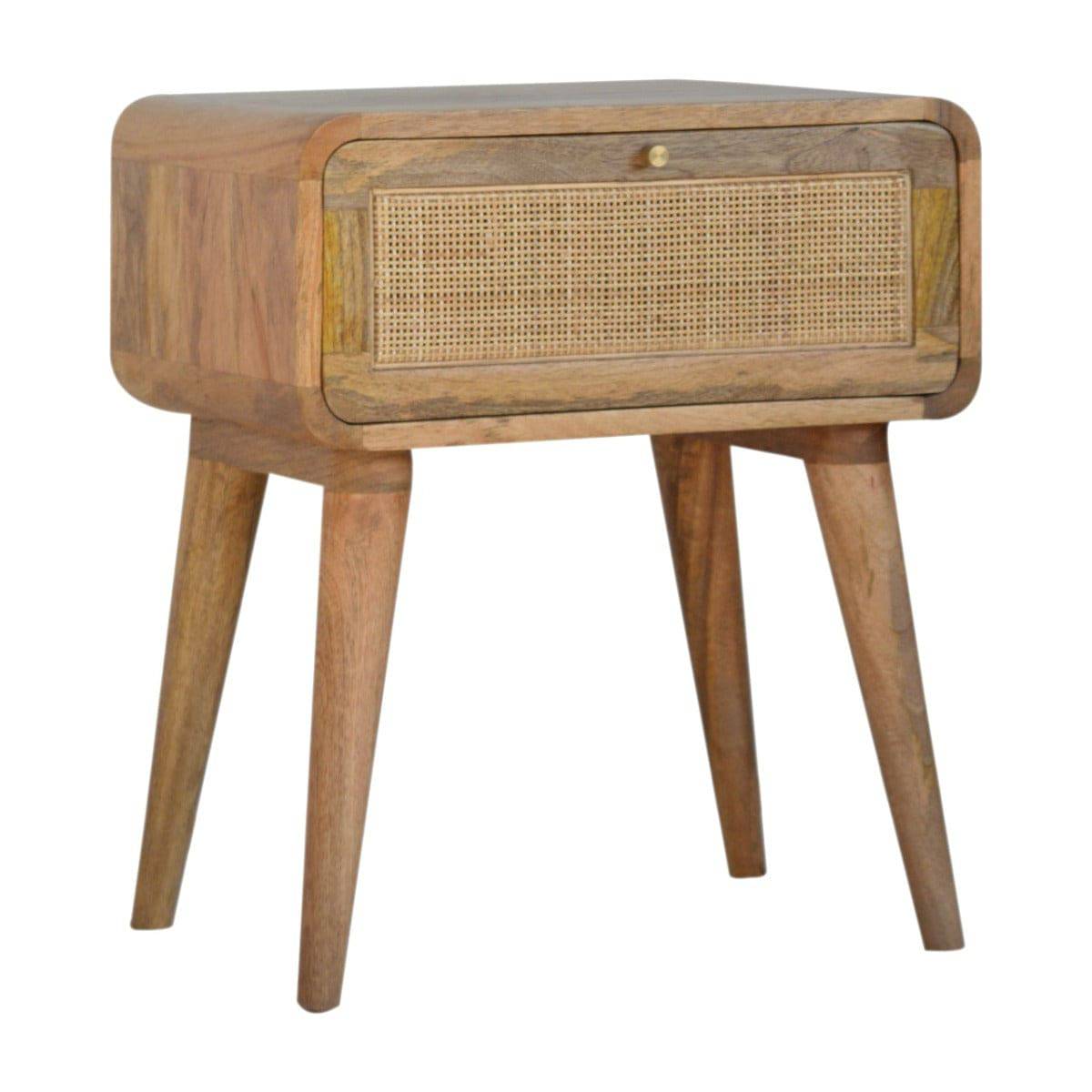 Woven Bedside Table Unit - Price Crash Furniture