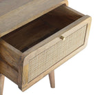 Woven Bedside Table Unit - Price Crash Furniture