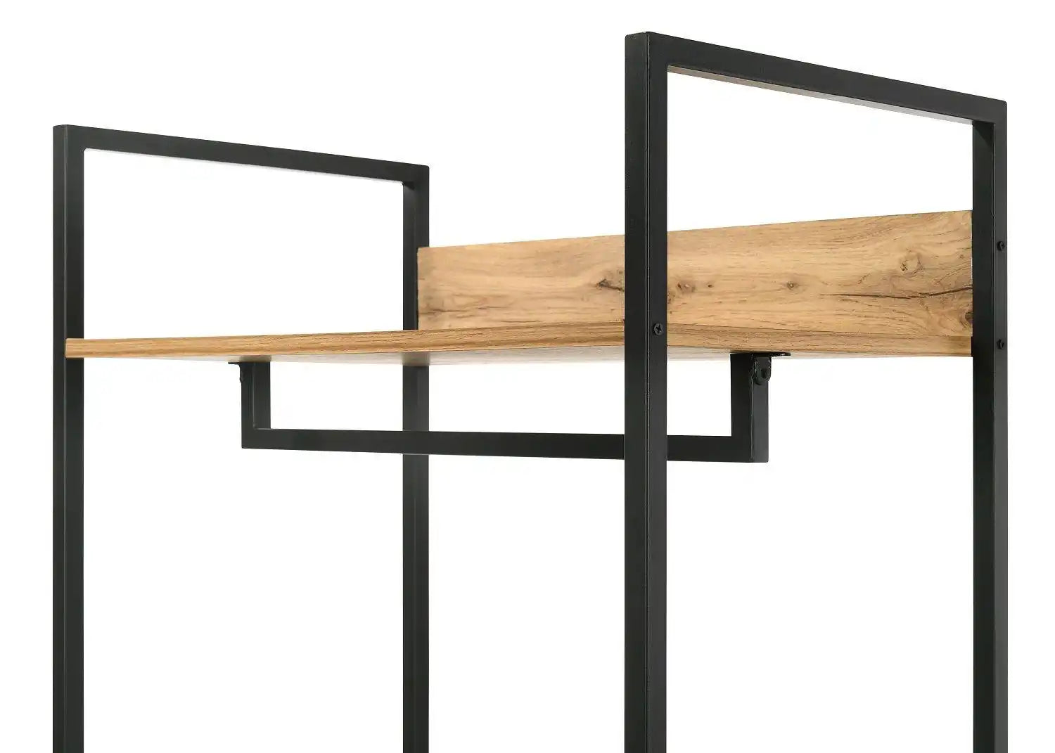 Zahra open wardrobe with 2 drawers in oak effect by TAD - Price Crash Furniture