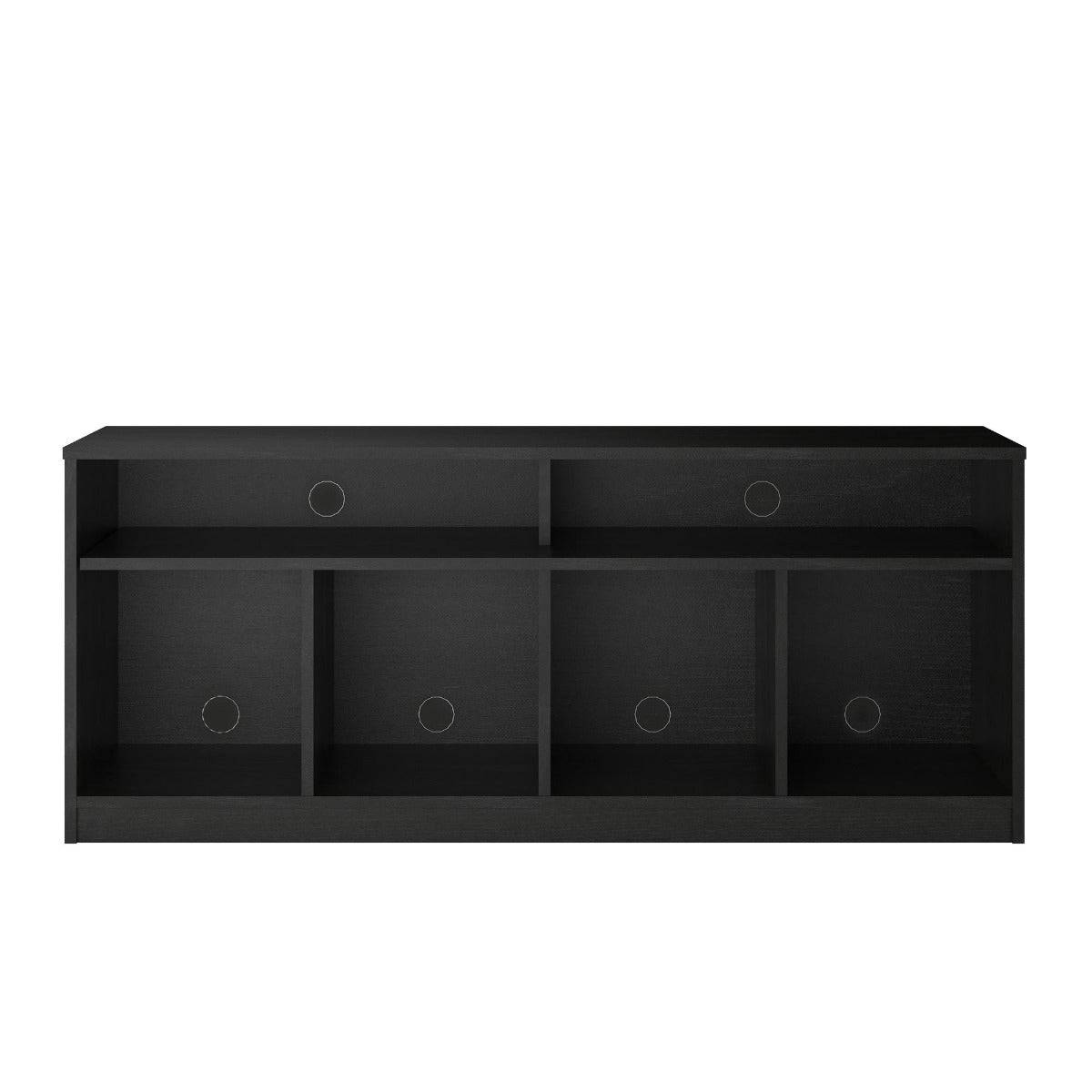 4 Cube TV Stand in True Black Oak by Dorel - Price Crash Furniture