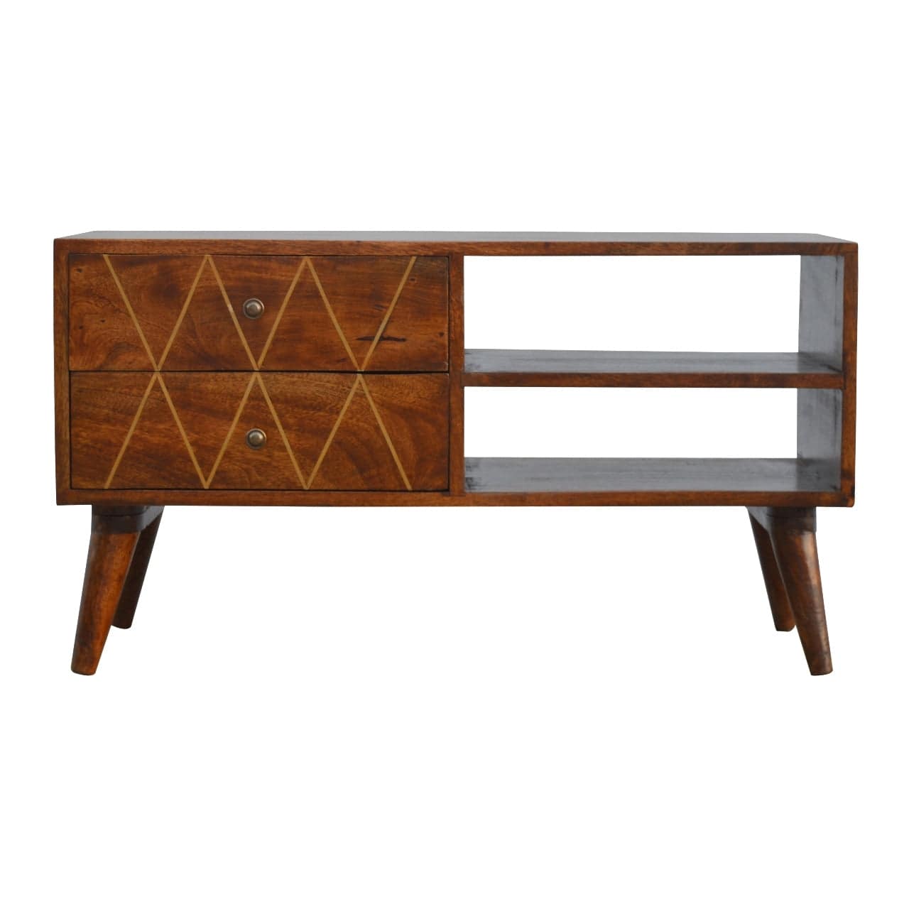 ArtHaus Collection Brass Inlay Media Unit - Price Crash Furniture