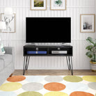 Athena TV Stand in Black by Dorel Novogratz - Price Crash Furniture