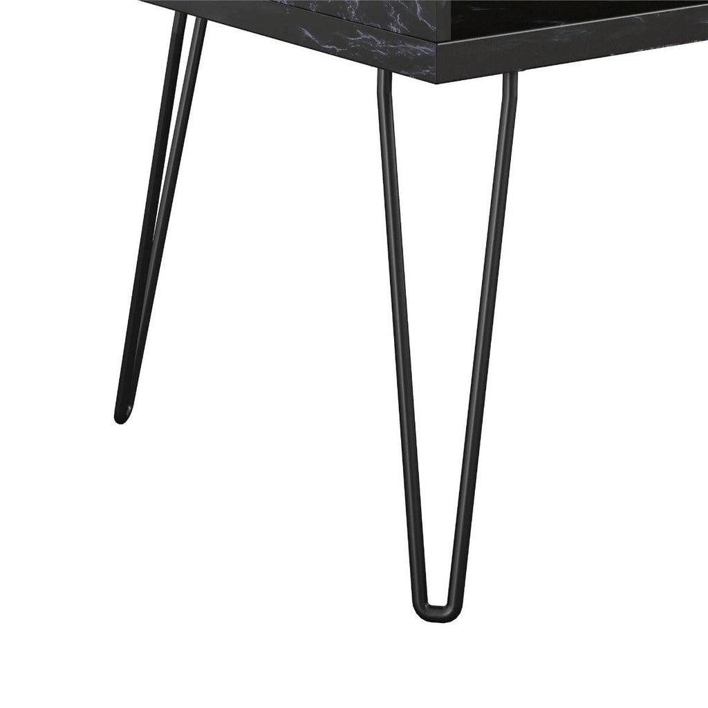 Athena TV Stand in Black by Dorel Novogratz - Price Crash Furniture