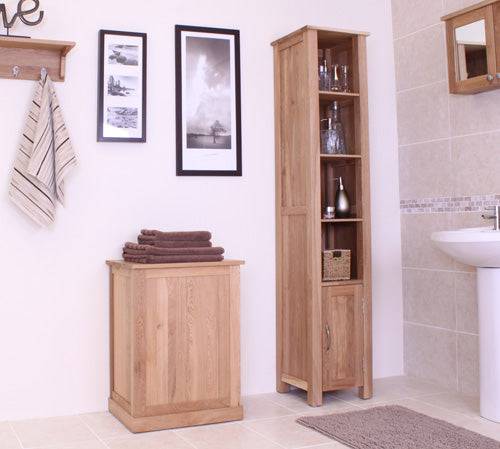 Baumhaus Mobel Oak Laundry Bin - Price Crash Furniture