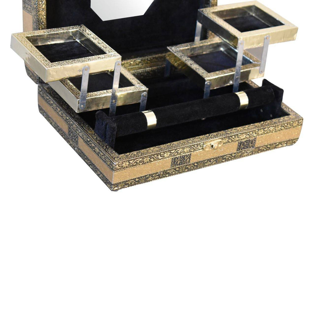 Black Single Rod Jewellery Box by Artisan Furniture - Price Crash Furniture