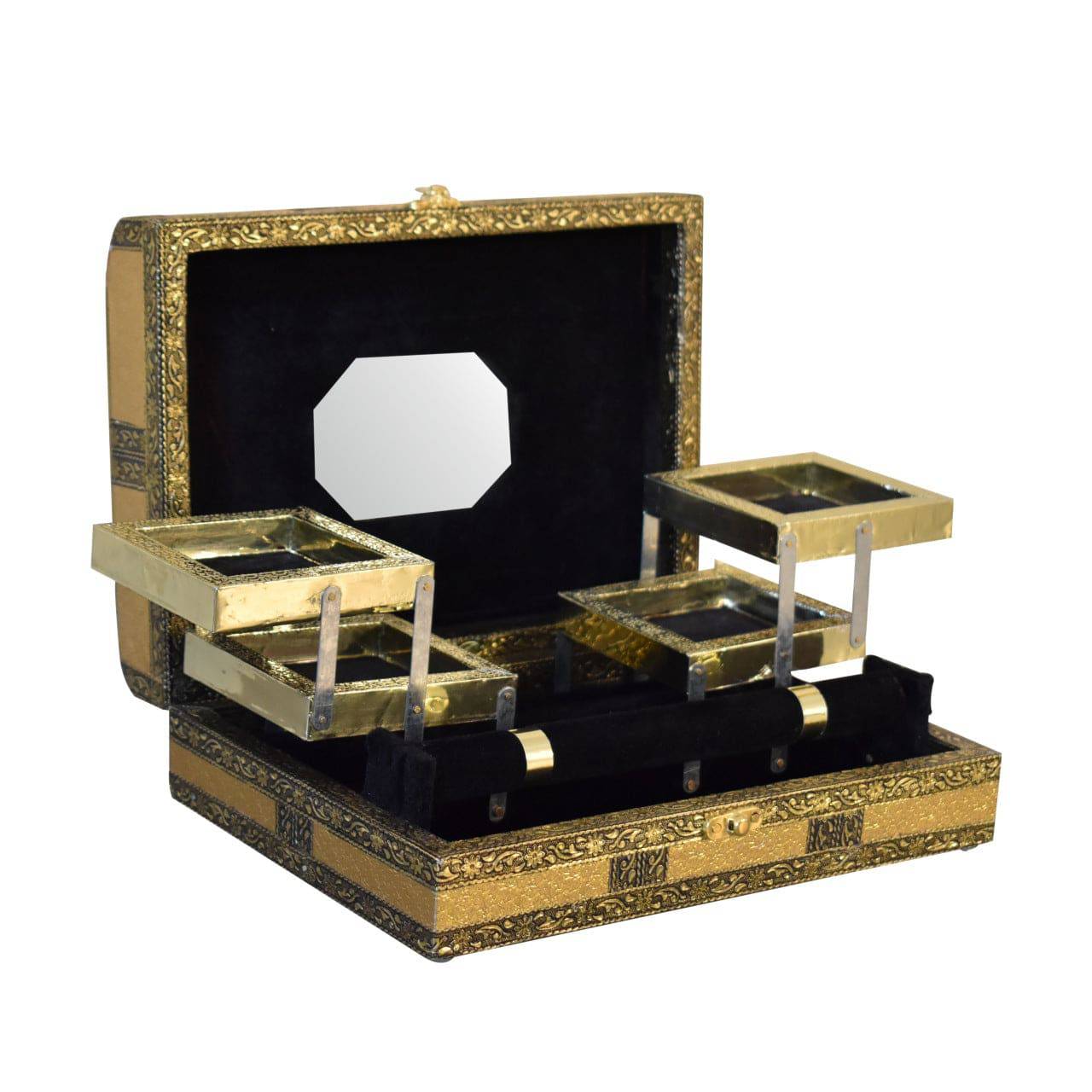 Black Single Rod Jewellery Box by Artisan Furniture - Price Crash Furniture