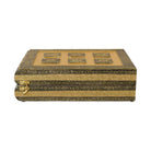 Black Velvet Double Rod Jewellery Box by Artisan Furniture - Price Crash Furniture