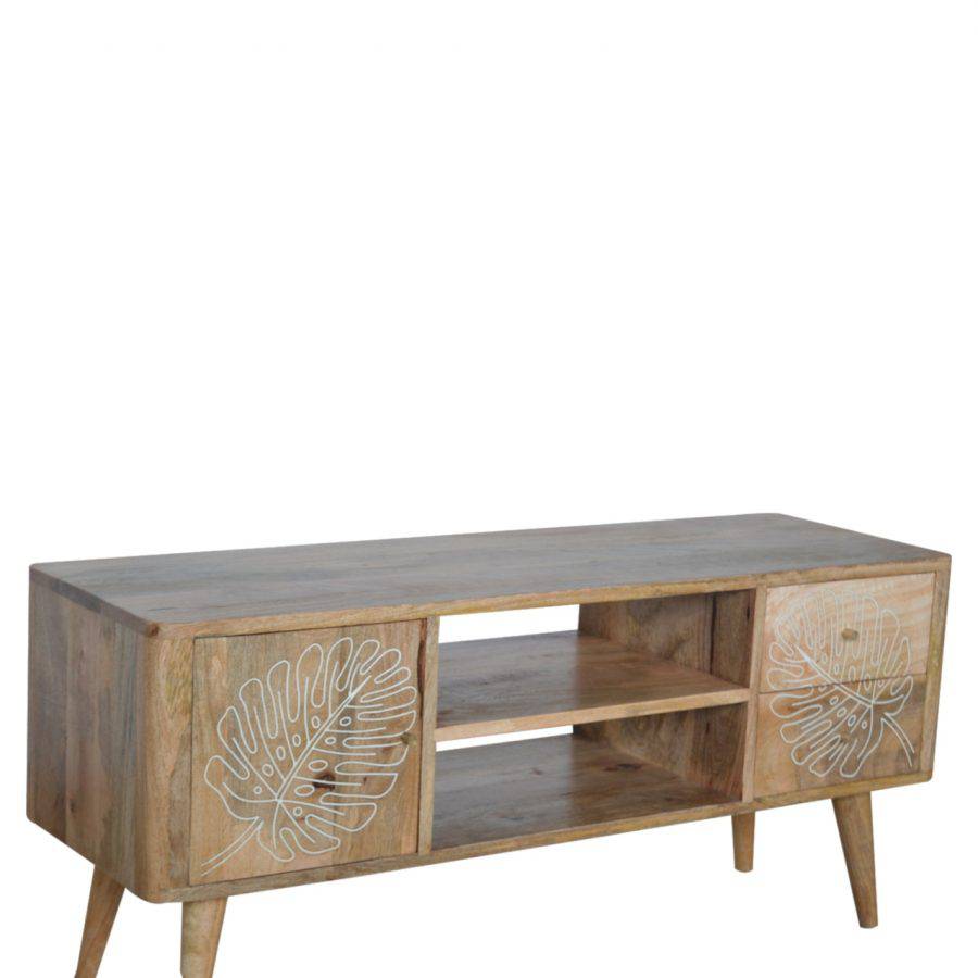 Bone Inlay Nordic Style End Table - Large - Price Crash Furniture