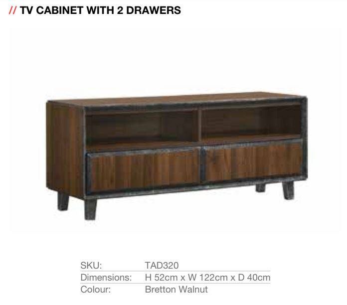 Bretton TV Cabinet Stand by TAD - Price Crash Furniture