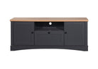 Carden TV Cabinet Stand in Grey by TAD - Price Crash Furniture