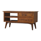 Chestnut Nordic Style TV Unit - Price Crash Furniture