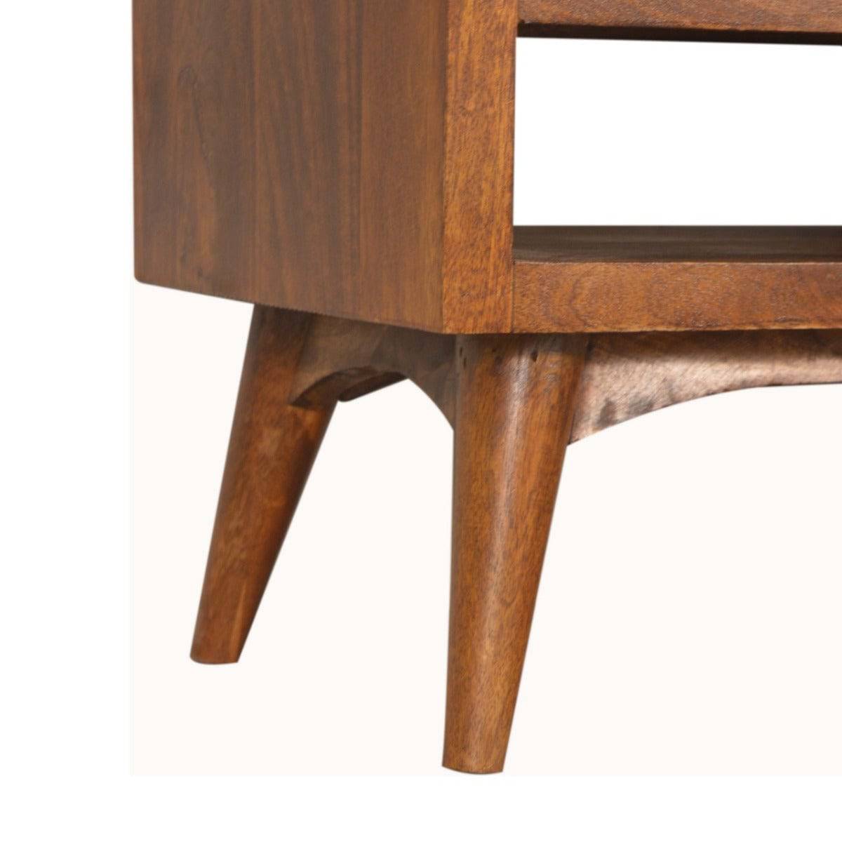 Chestnut Nordic Style TV Unit - Price Crash Furniture