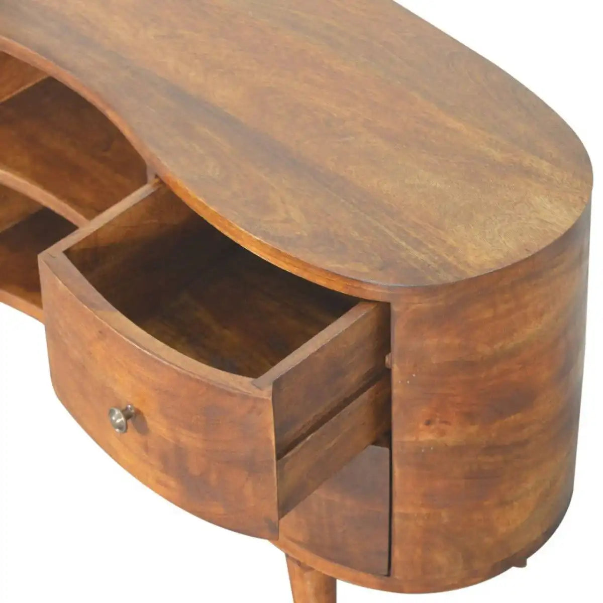 Chestnut Wave Entertainment Unit TV Stand - Price Crash Furniture