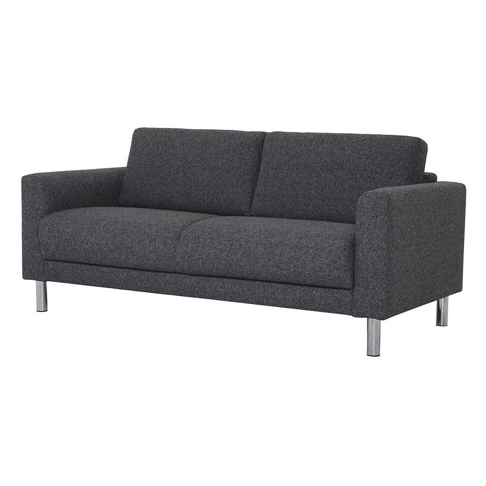 Cleveland 2-Seater Sofa In Nova Anthracite - Price Crash Furniture