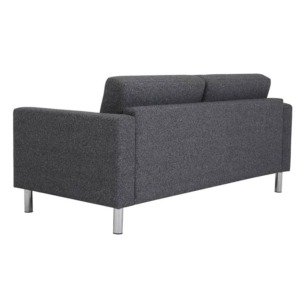 Cleveland 2-Seater Sofa In Nova Anthracite - Price Crash Furniture