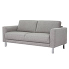 Cleveland 2-Seater Sofa In Nova Light Grey - Price Crash Furniture