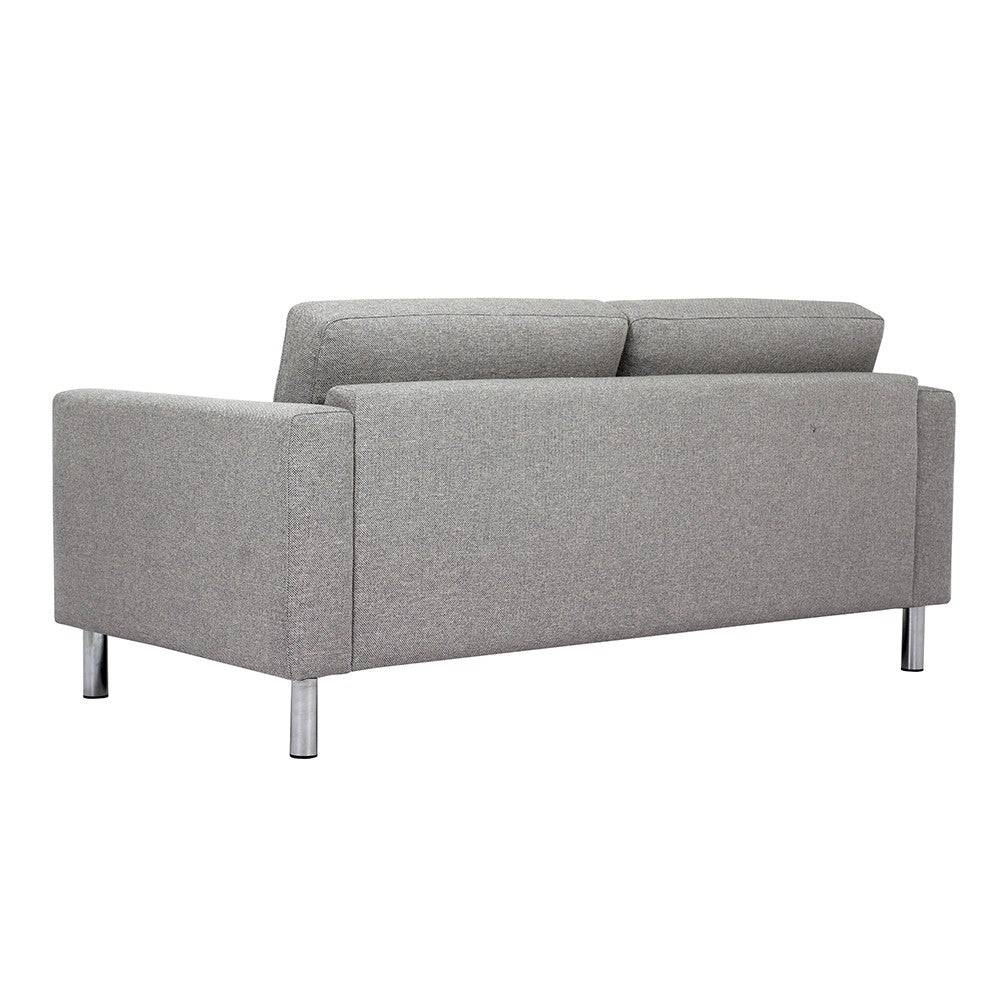 Cleveland 2-Seater Sofa In Nova Light Grey - Price Crash Furniture