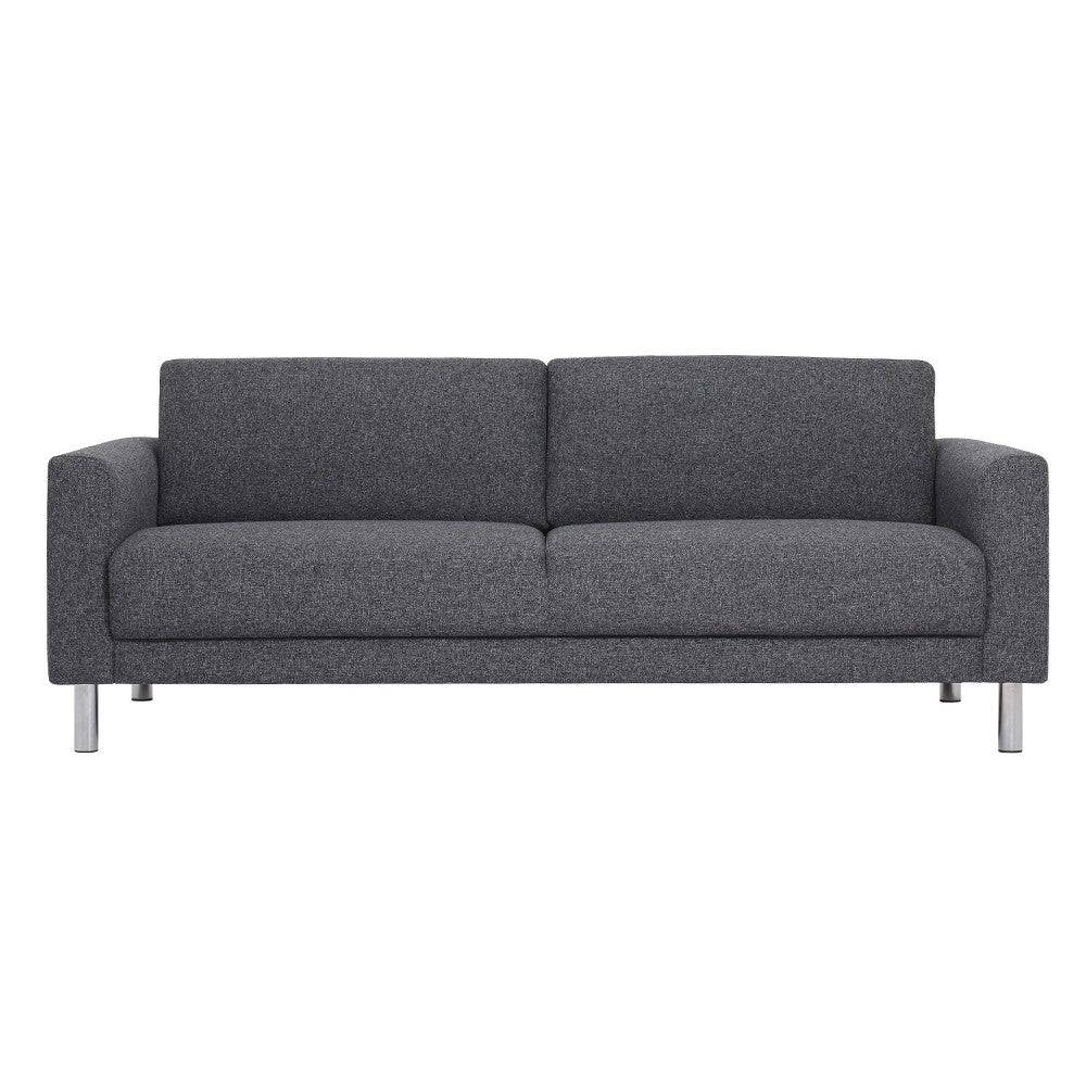 Cleveland 3-Seater Sofa In Nova Anthracite - Price Crash Furniture