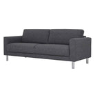 Cleveland 3-Seater Sofa In Nova Anthracite - Price Crash Furniture