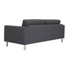 Cleveland 3-Seater Sofa In Nova Anthracite - Price Crash Furniture