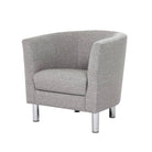 Cleveland Armchair In Nova Light Grey - Price Crash Furniture