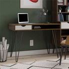 Concord Desk in Brown Oak by Dorel - Price Crash Furniture