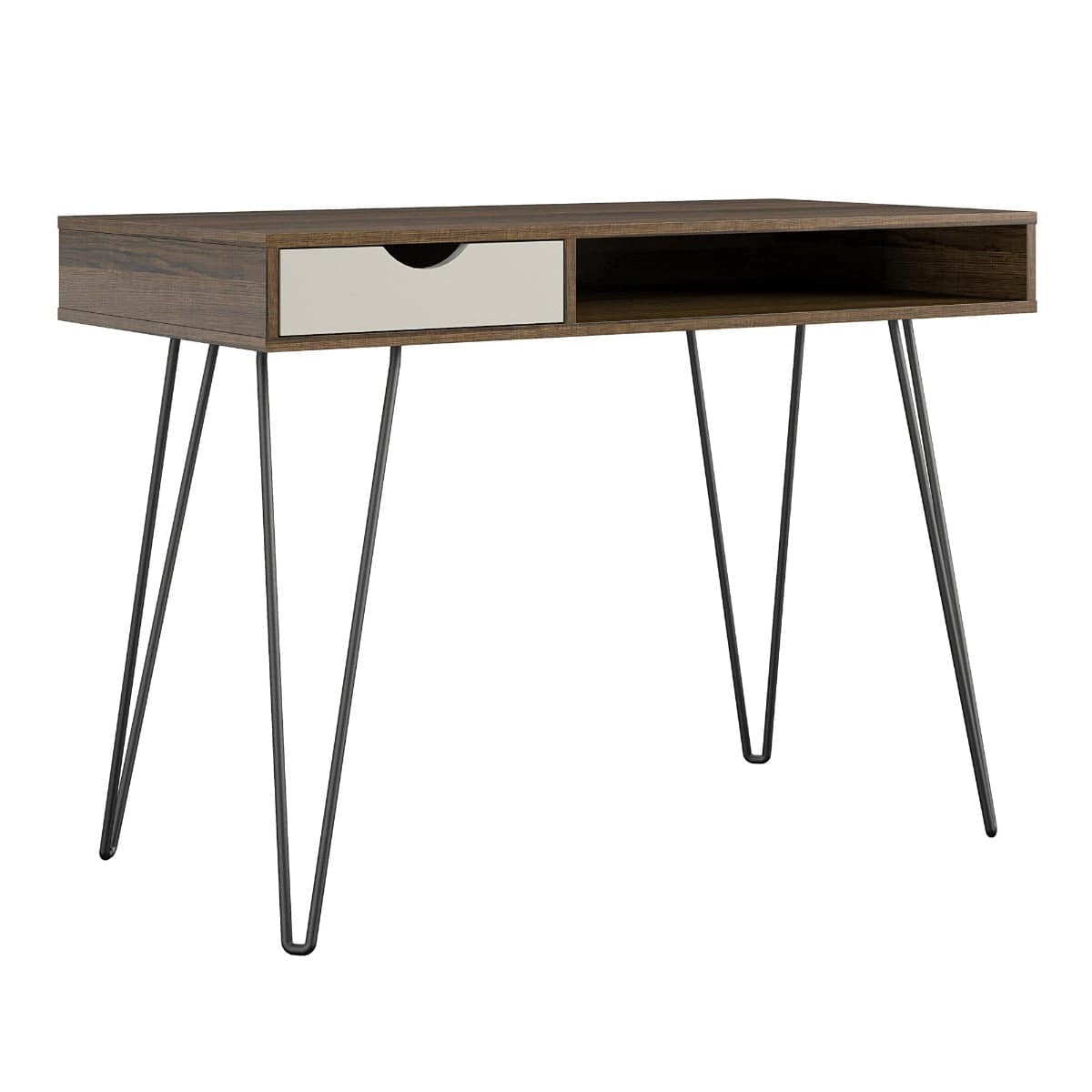 Concord Desk in Brown Oak by Dorel - Price Crash Furniture